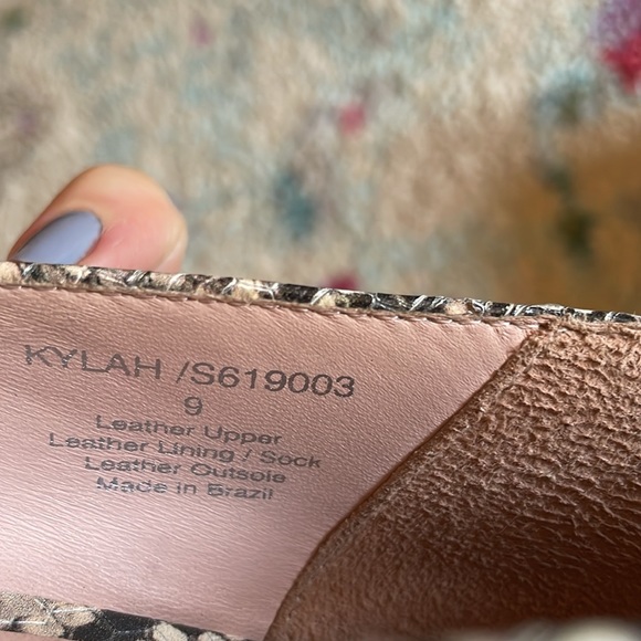 Kate Spade Kylah Snake Skin Heels.  Classic - Picture 7 of 8